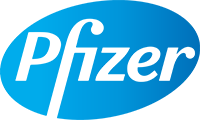 Pfizer logo.